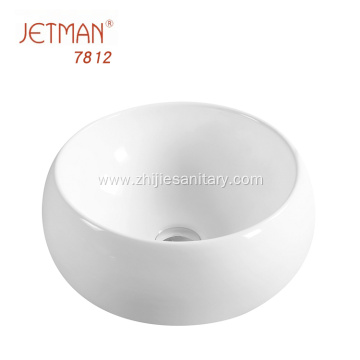 Elegant Top Quality Ceramic Patterned Bathroom Sink